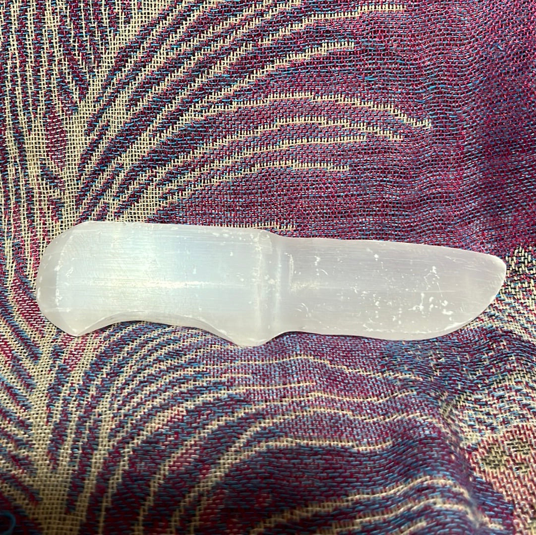 Selenite Athame