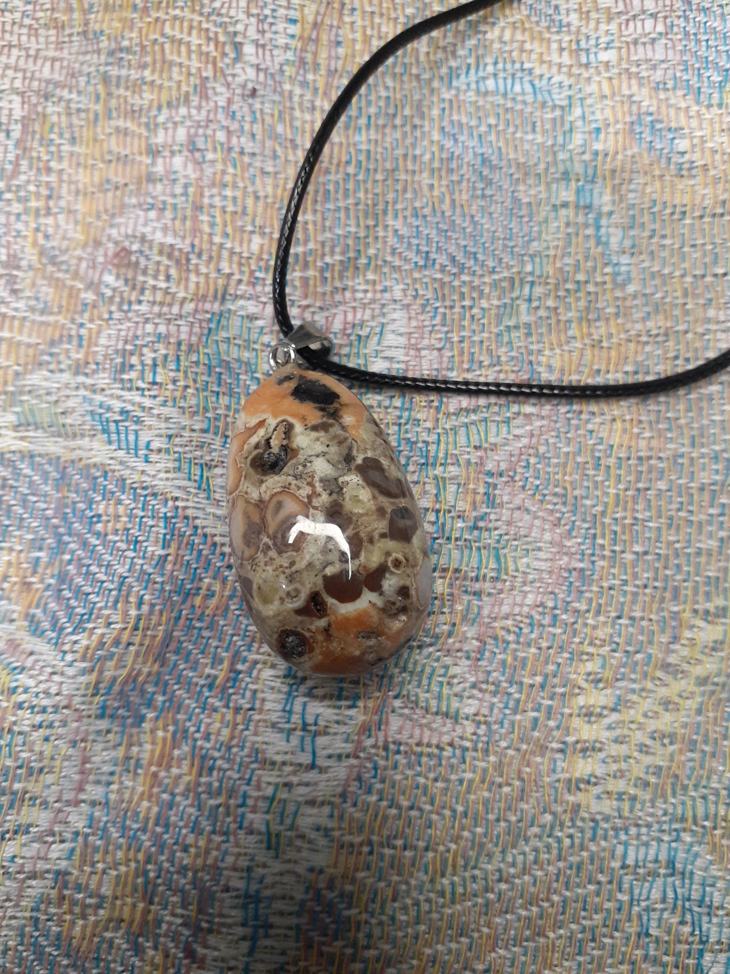 Money Stone Pendant Necklace