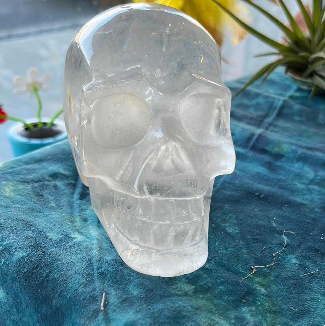 Clear Quartz Skull