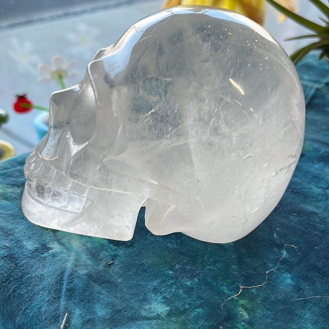 Clear Quartz Skull